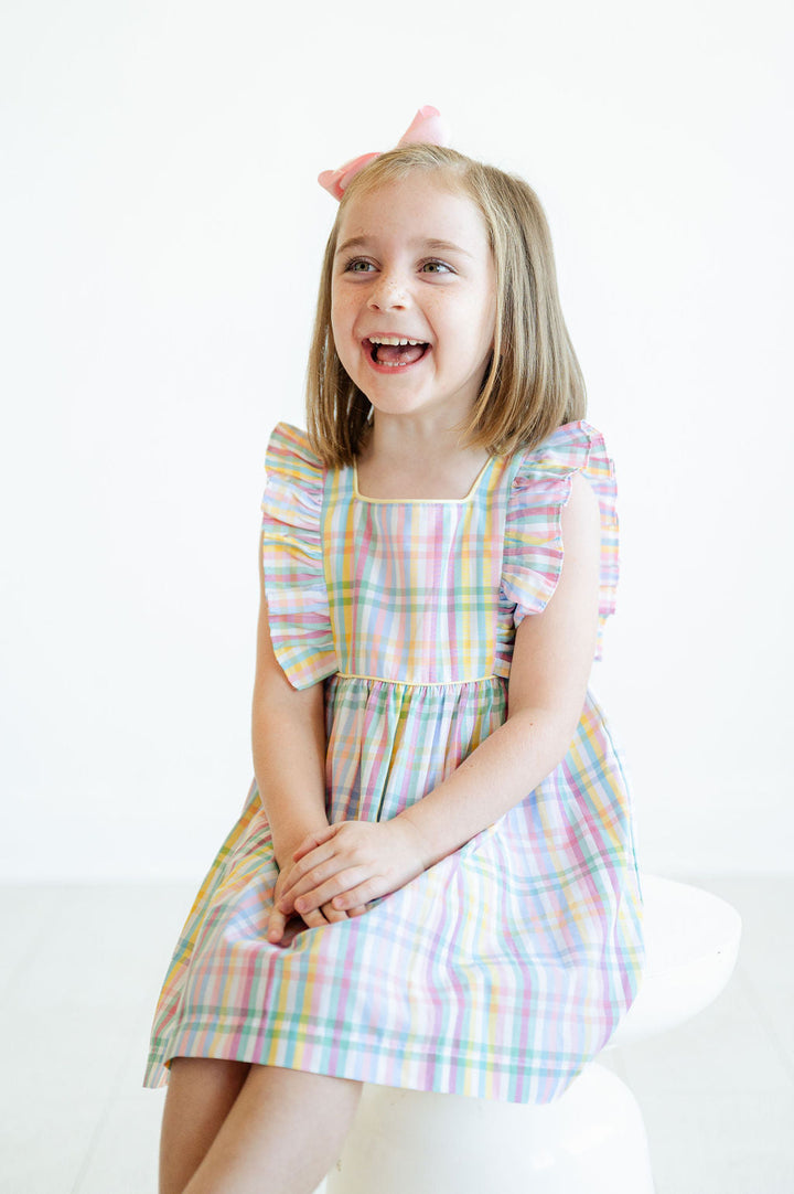 Colorful Plaid Hazel Dress