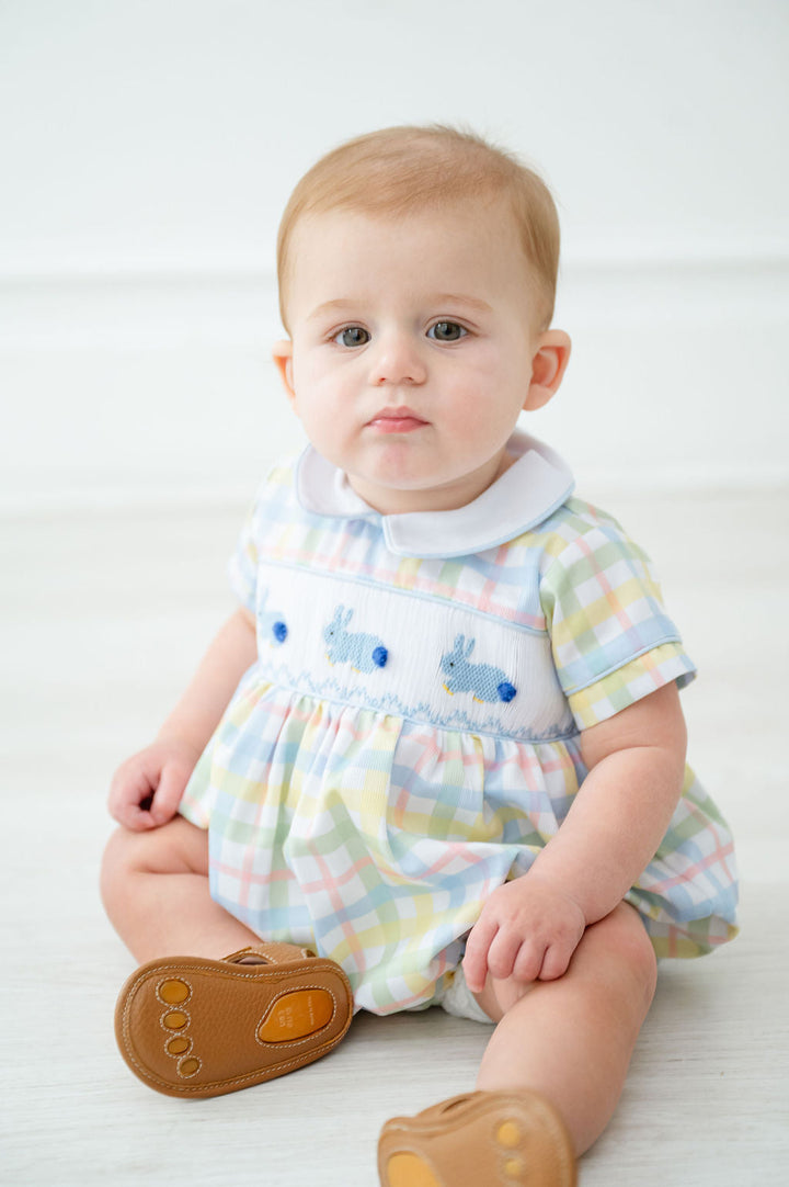 Smocked Easter Bunnies Henry Bubble