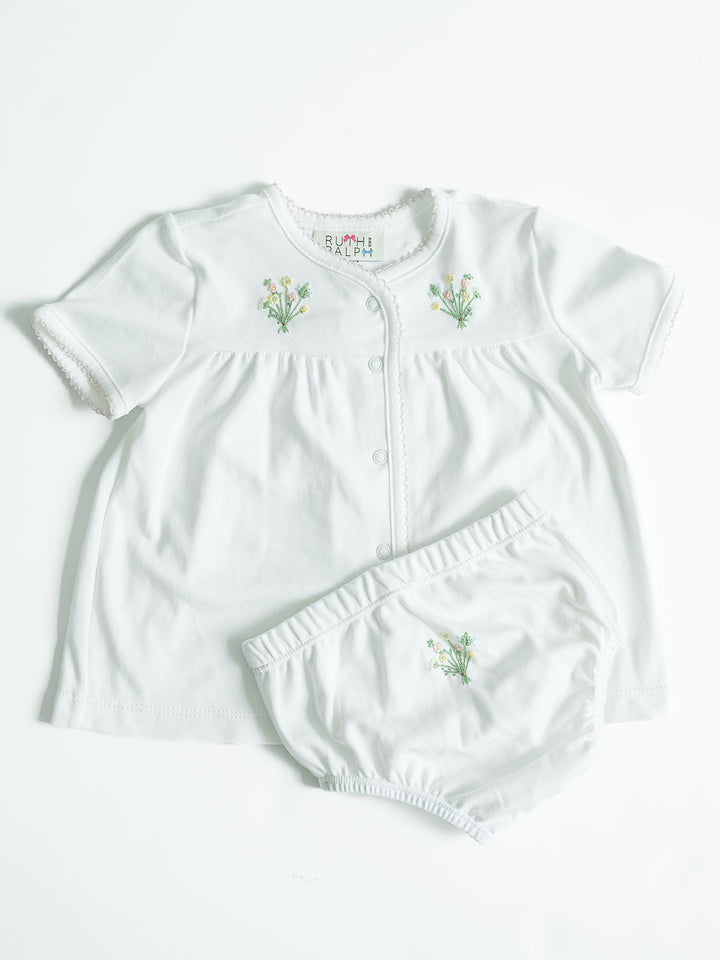 Flower Bouquets Layette Set