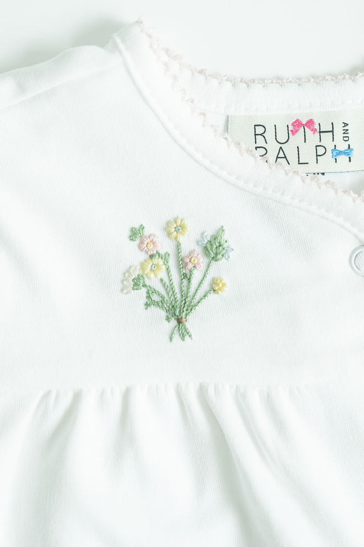 Flower Bouquets Layette Set