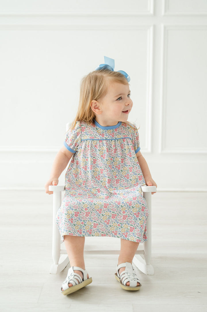 Secret Garden Floral Pima Catherine Dress