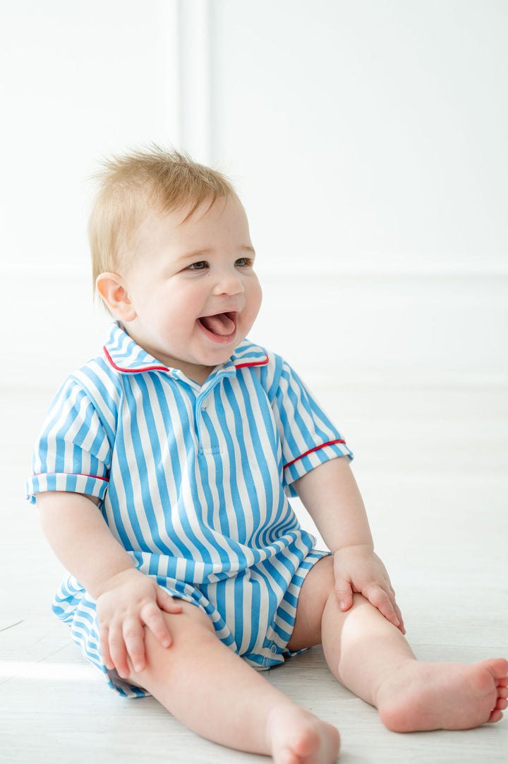 Summertime Stripes Pima Harold Romper