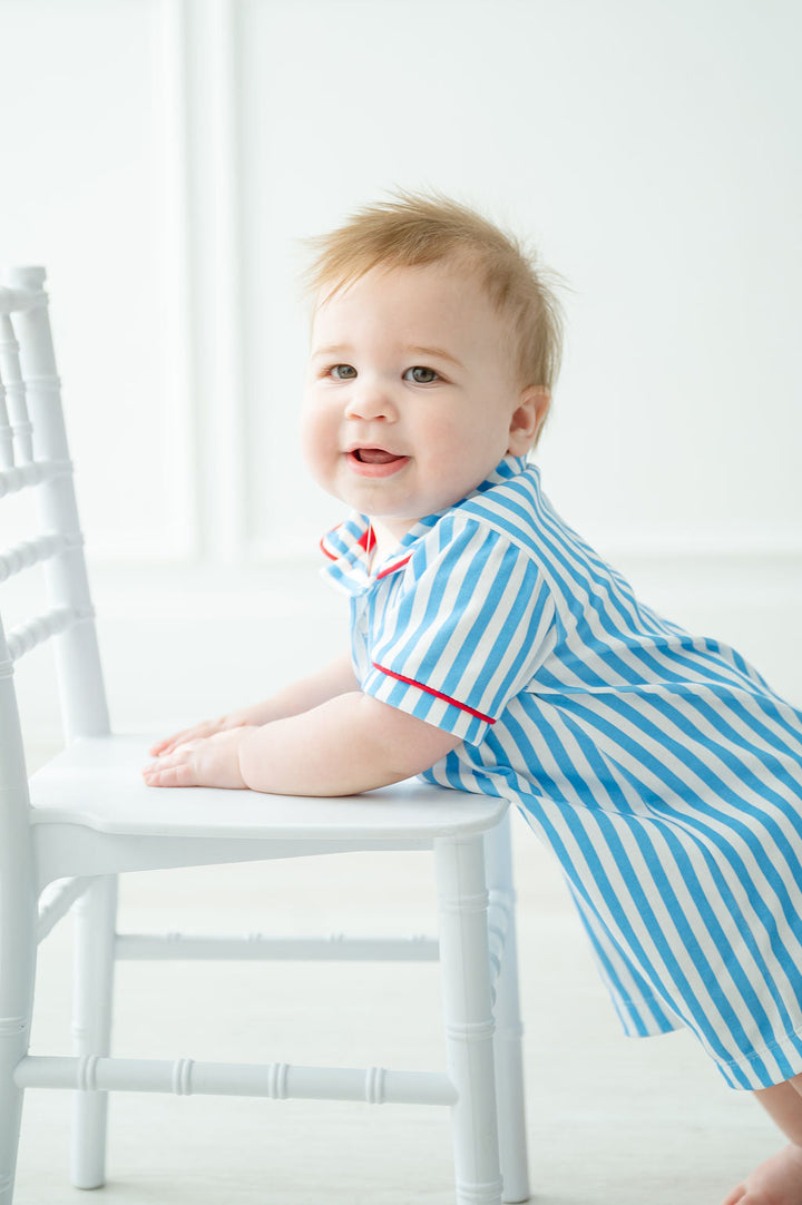 Summertime Stripes Pima Harold Romper