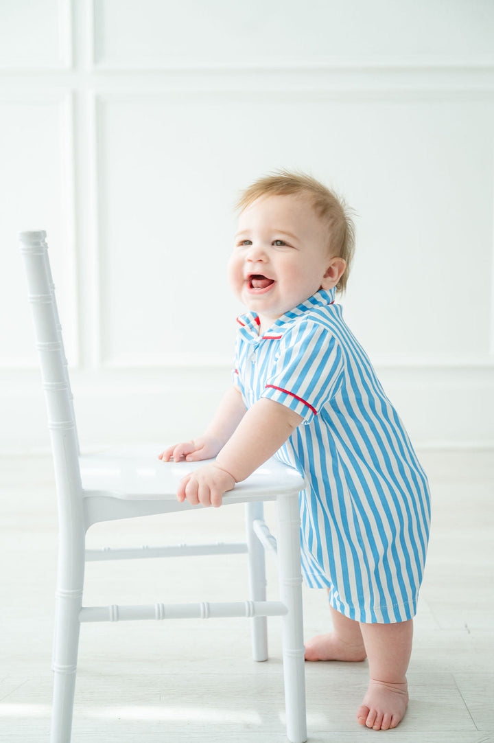 Summertime Stripes Pima Harold Romper