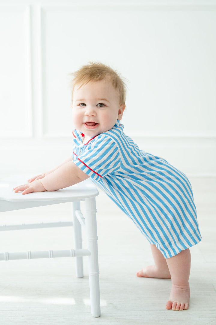 Summertime Stripes Pima Harold Romper