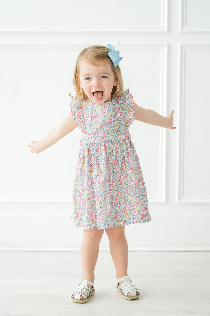 Secret Garden Floral Pinafore Dress