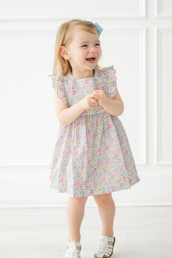 Secret Garden Floral Pinafore Dress