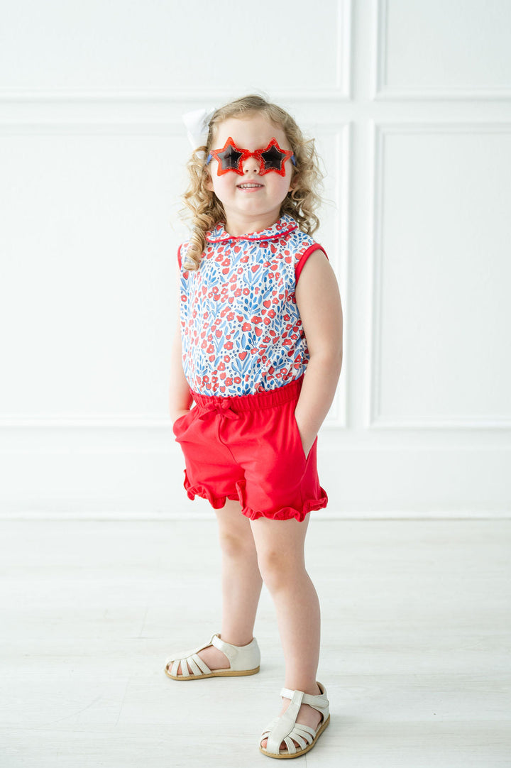 Patriotic Floral Pima Parker Play Set