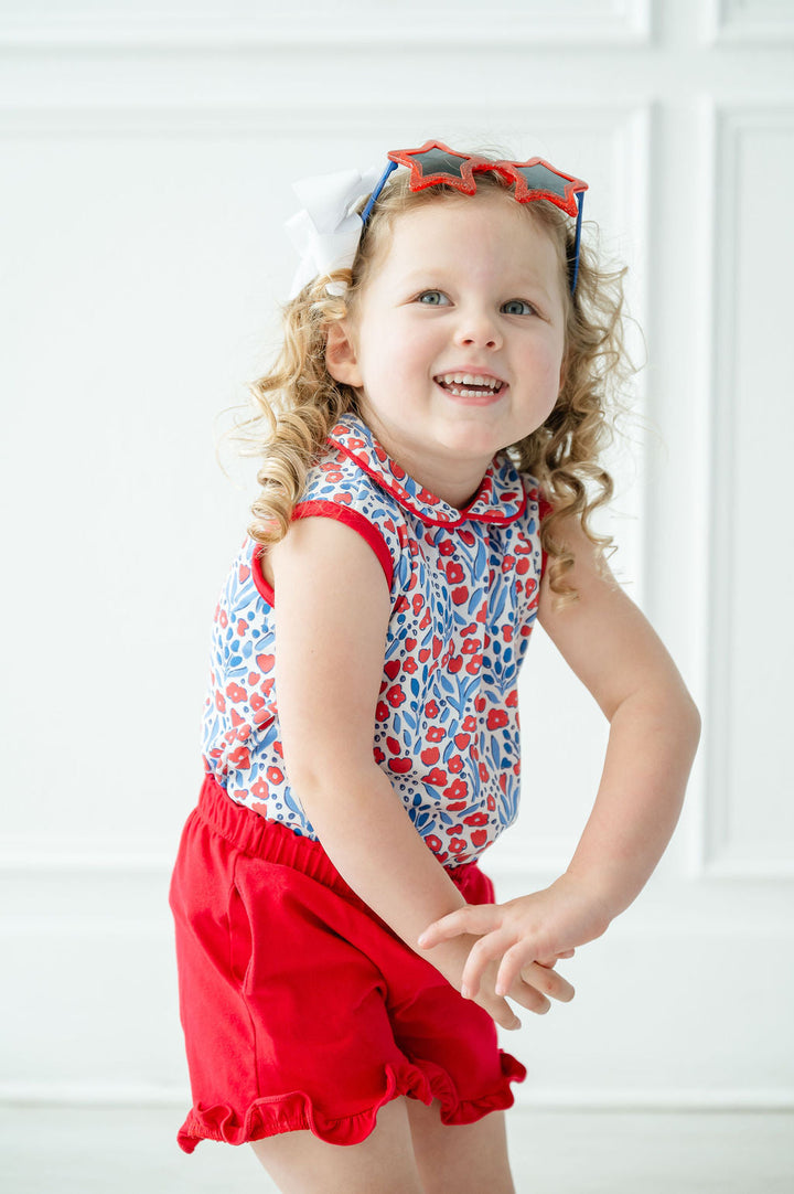 Patriotic Floral Pima Parker Play Set