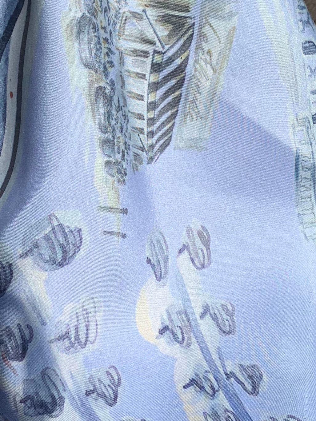 Paris Scarf in Periwinkle