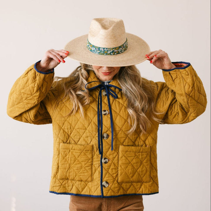 Paradise Floral Palm Hat