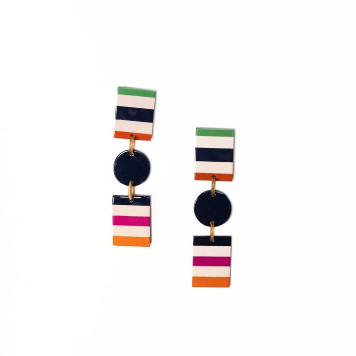 Rainbow Boardwalk Earrings