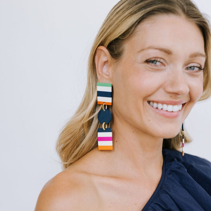 Rainbow Boardwalk Earrings