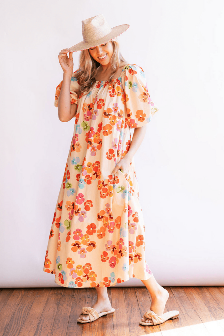 Rainbow Flower Ace Dress