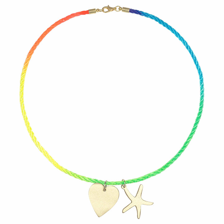 Rainbow Rope Necklace