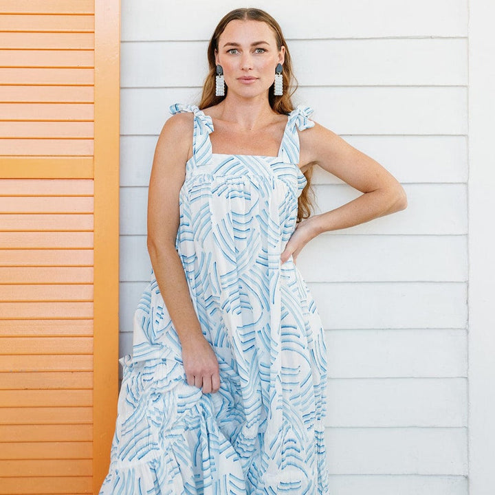 Shark Stripe Florence Dress