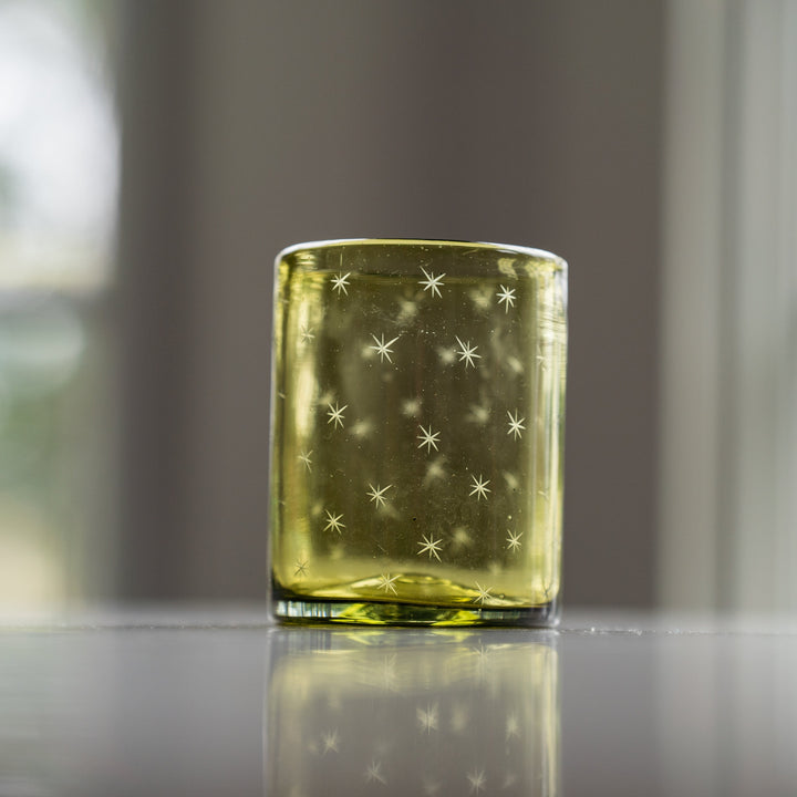 Starry Night Rocks Glass (Citron)