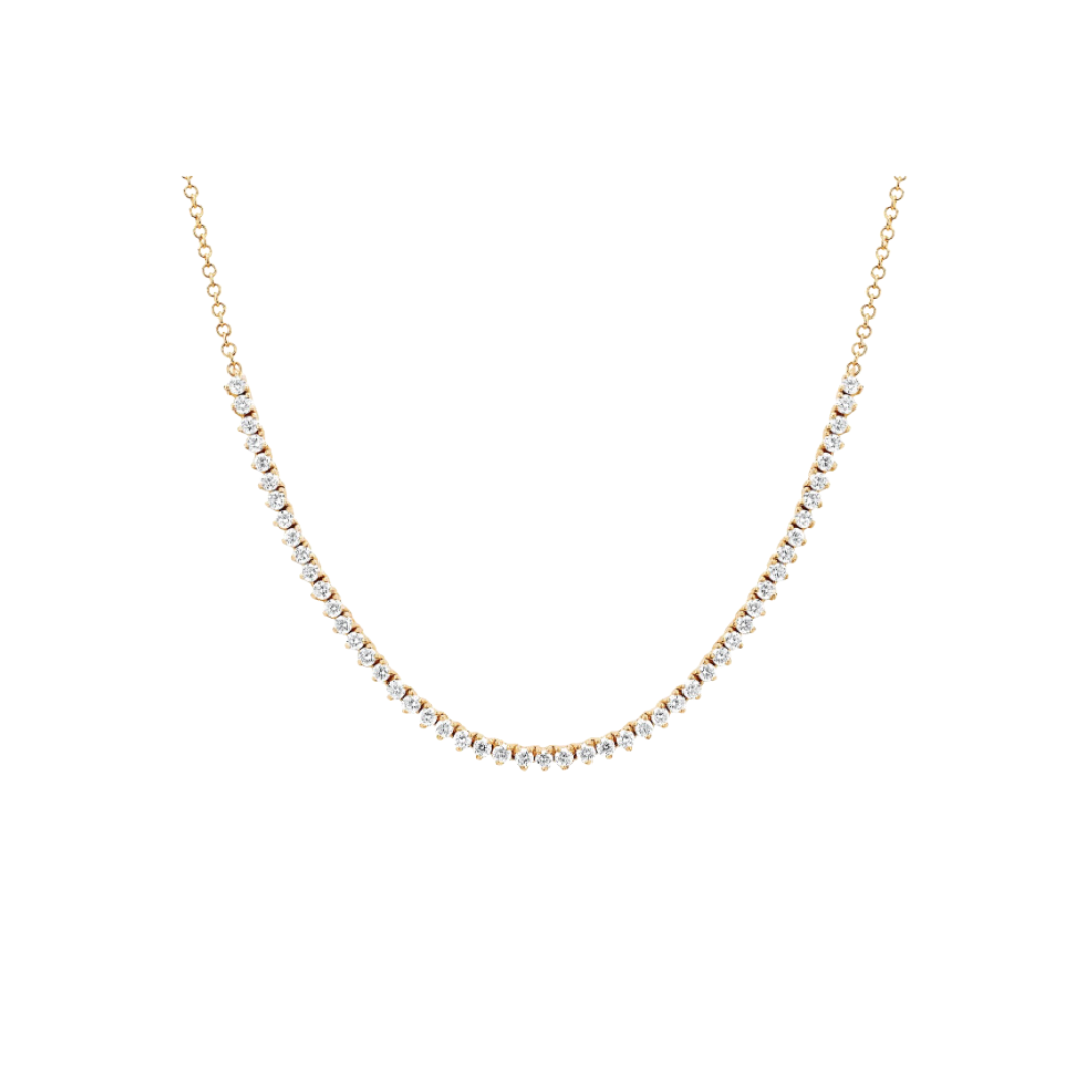 Diamond Line Tennis Necklace