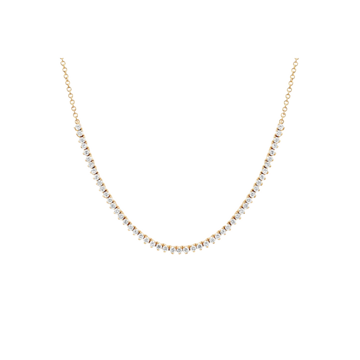 Diamond Line Tennis Necklace