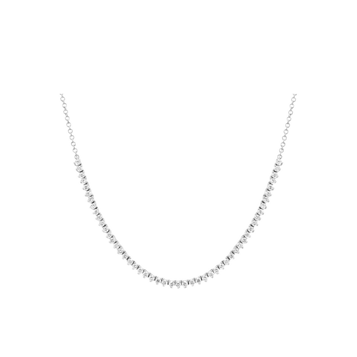 Diamond Line Tennis Necklace