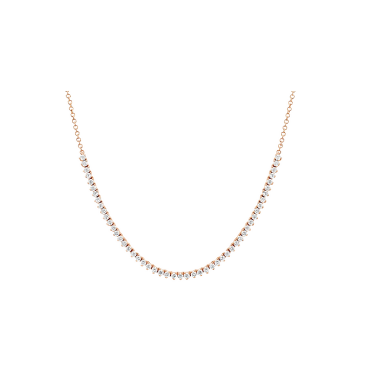 Diamond Line Tennis Necklace