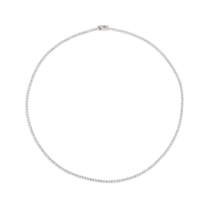 Petite Diamond Tennis Necklace