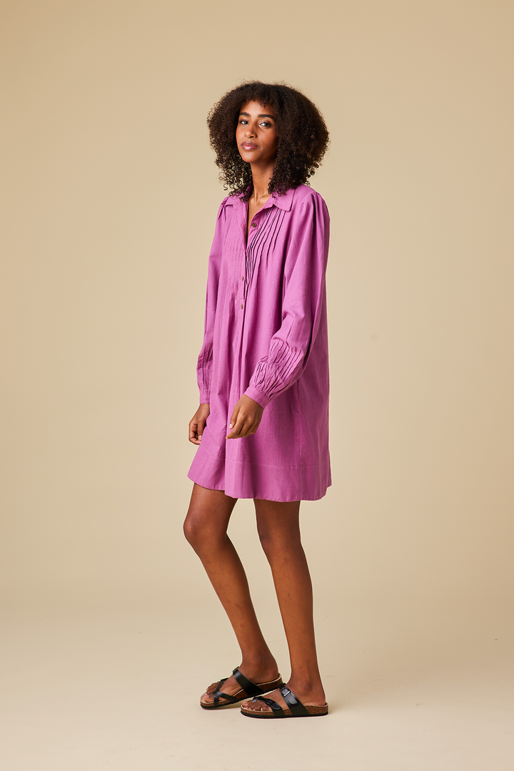 Cala Khadi Cotton Mini Dress