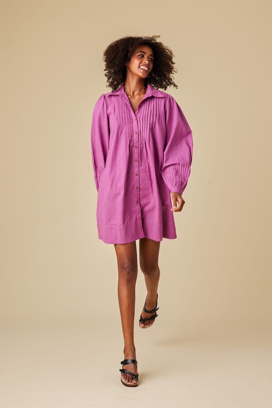 Cala Khadi Cotton Mini Dress
