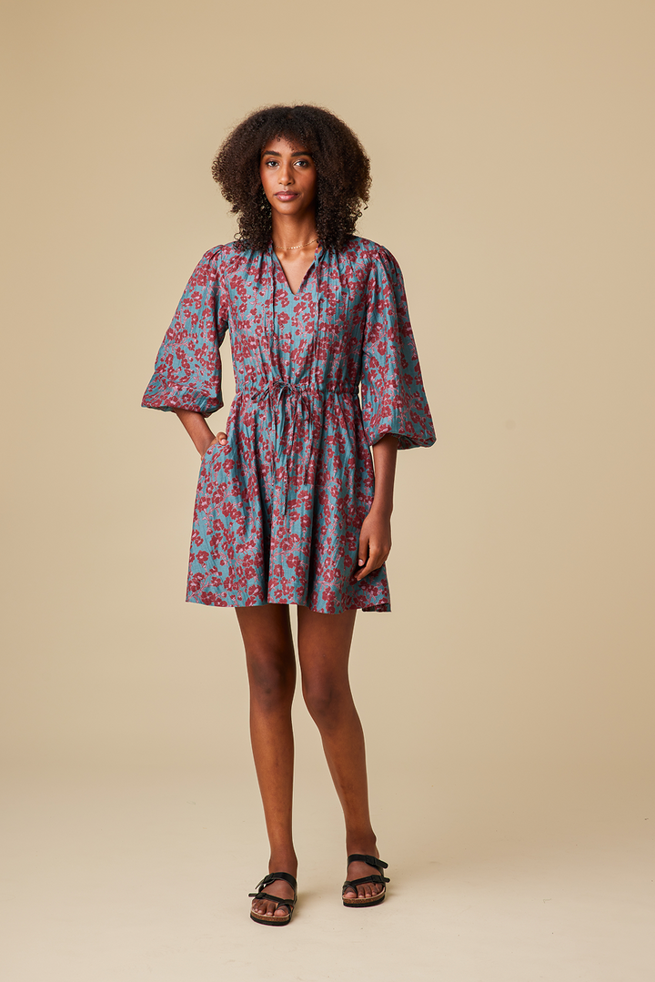 Mistral Chanderi Silk Mini Dress
