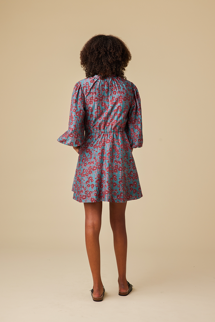 Mistral Chanderi Silk Mini Dress
