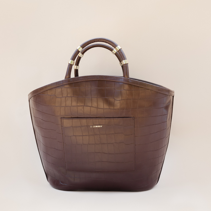 TOTE | Espresso Croc
