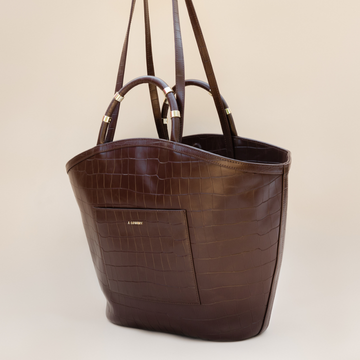 TOTE | Espresso Croc