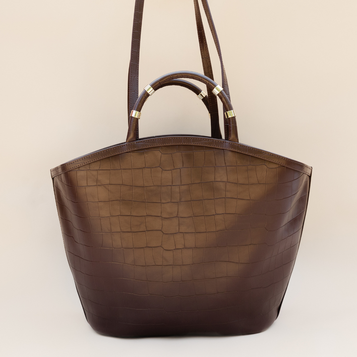 TOTE | Espresso Croc