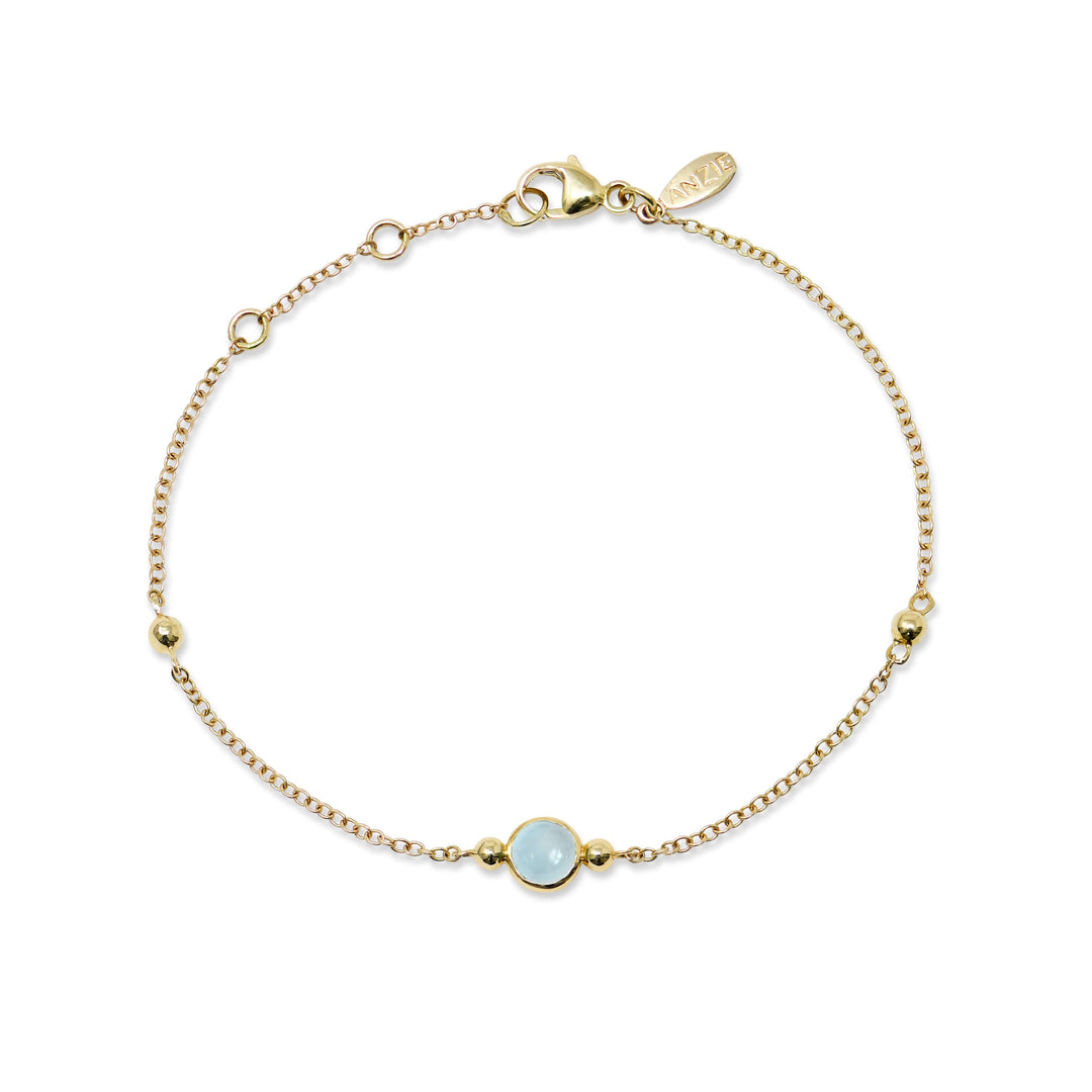 Bonheur Birthstone Bracelet Gold