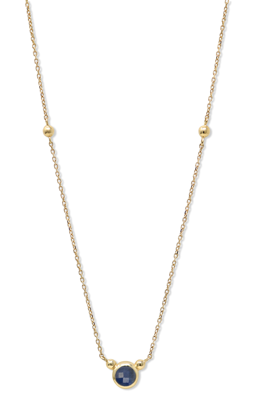 Bonheur Birthstone Necklace Gold