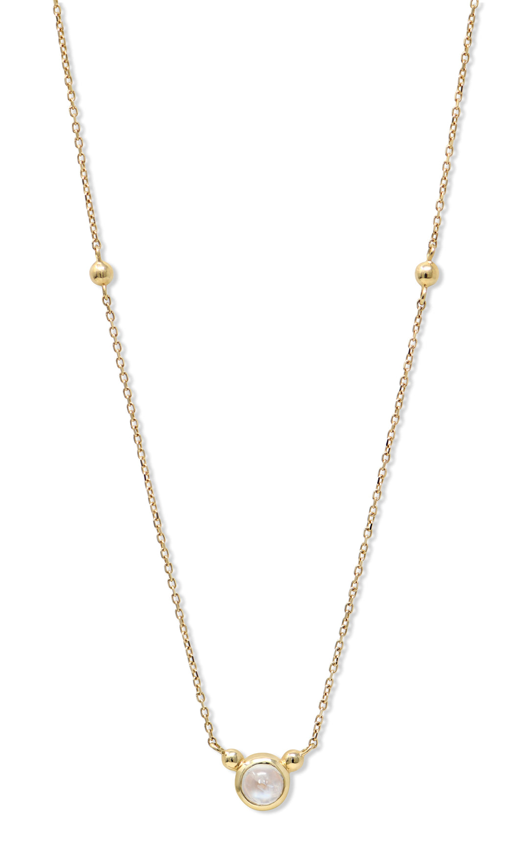 Bonheur Birthstone Necklace Gold