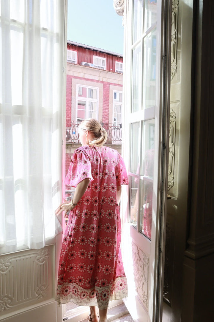 Georgia Dress - Wildflower Pink