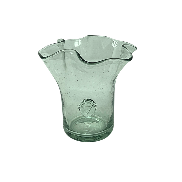 Petite Lettuce Leaf Vase (Clear)