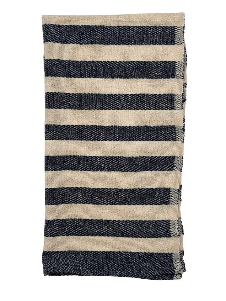 Indigo Stripe Hand Towel