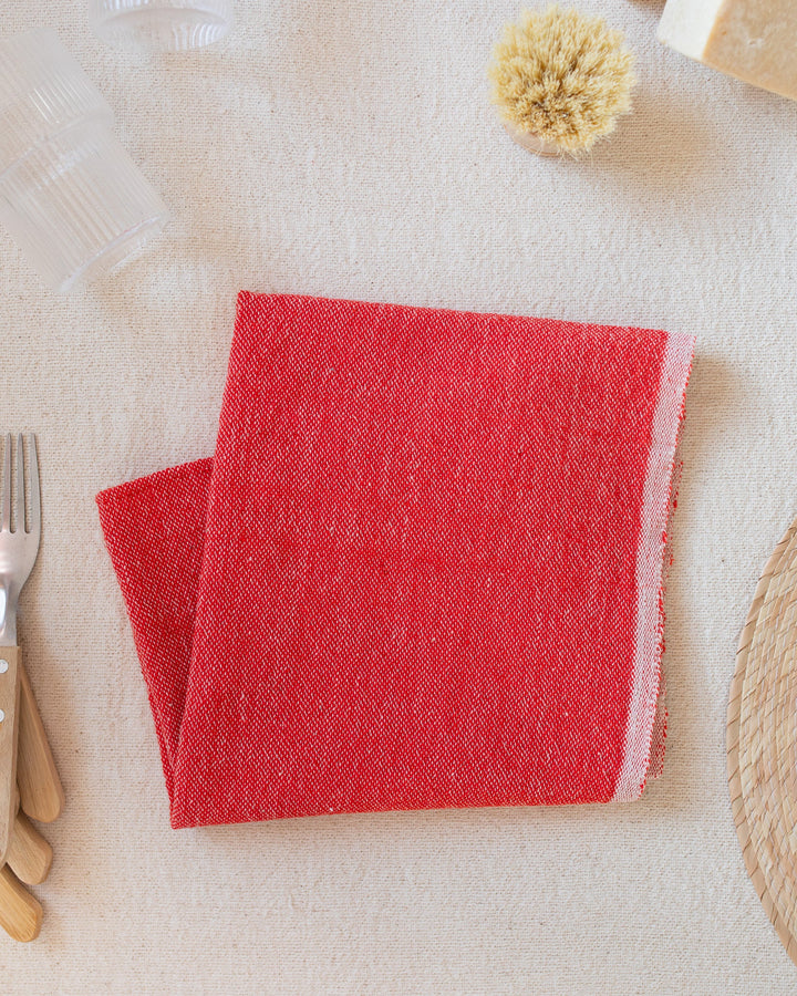 Red Hand Towel