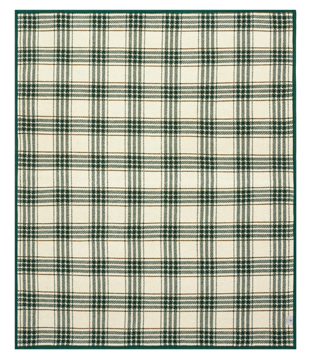 Autumn Plaid Evergreen Blanket