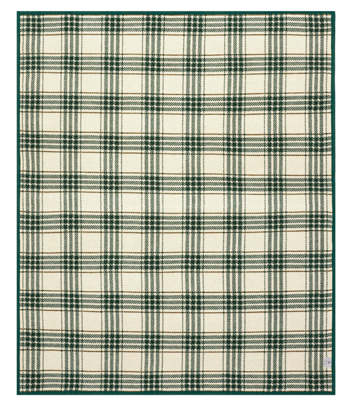 Autumn Plaid Evergreen Blanket