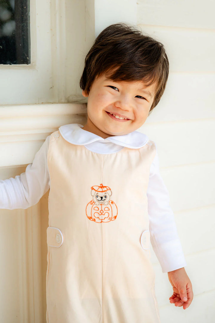 Puppy Jack O'lantern Embroidered James Longall