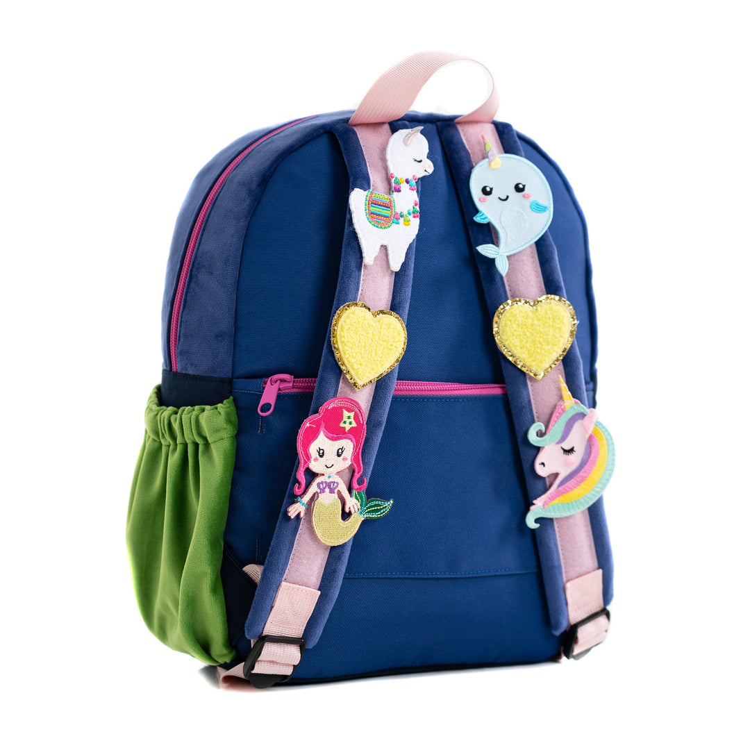 Small Becco Backpack - Kids Lux Cobalt/Magenta