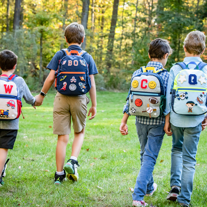 Small Becco Backpack - Kids Sport Navy/Citrus