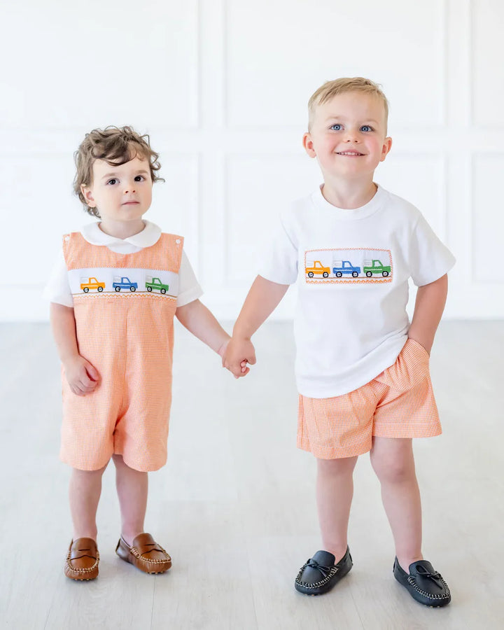 Broncos Smocked Beau T-Shirt/Shorts Set