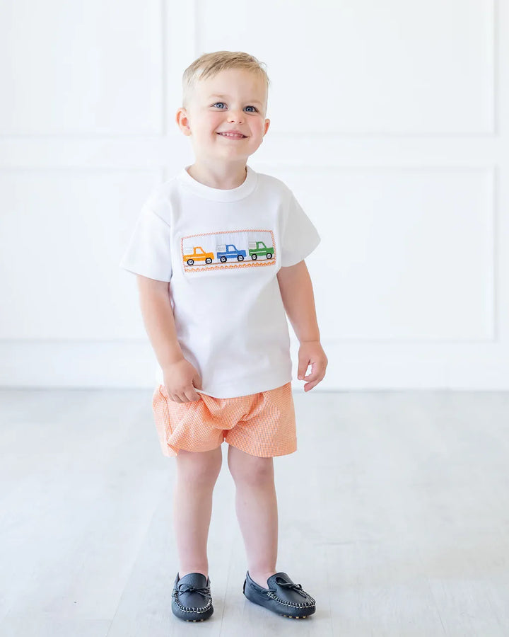 Broncos Smocked Beau T-Shirt/Shorts Set