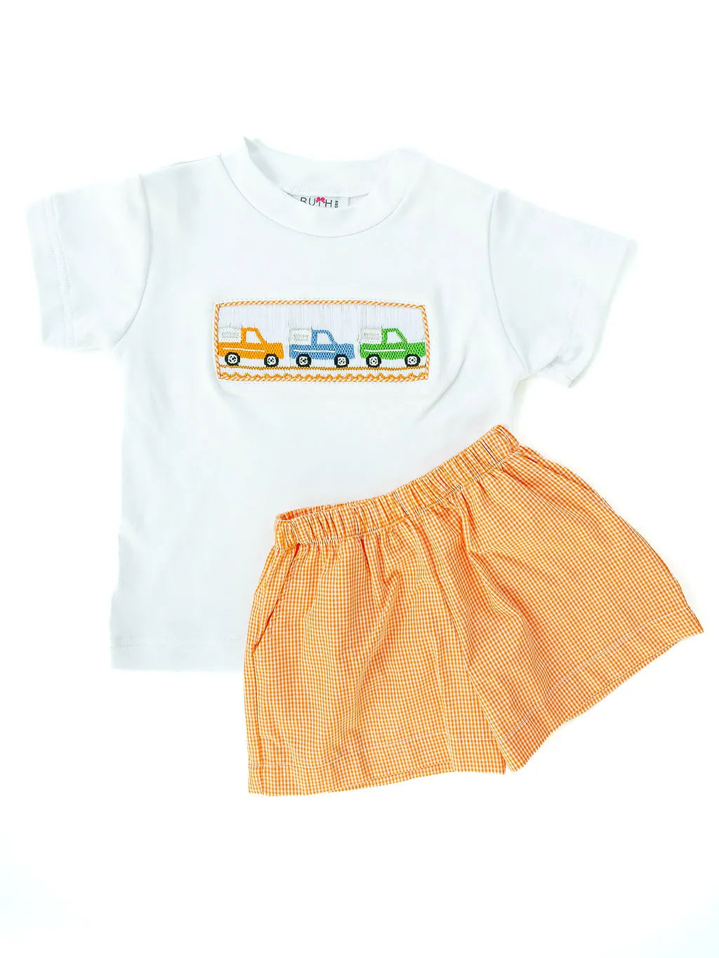 Broncos Smocked Beau T-Shirt/Shorts Set