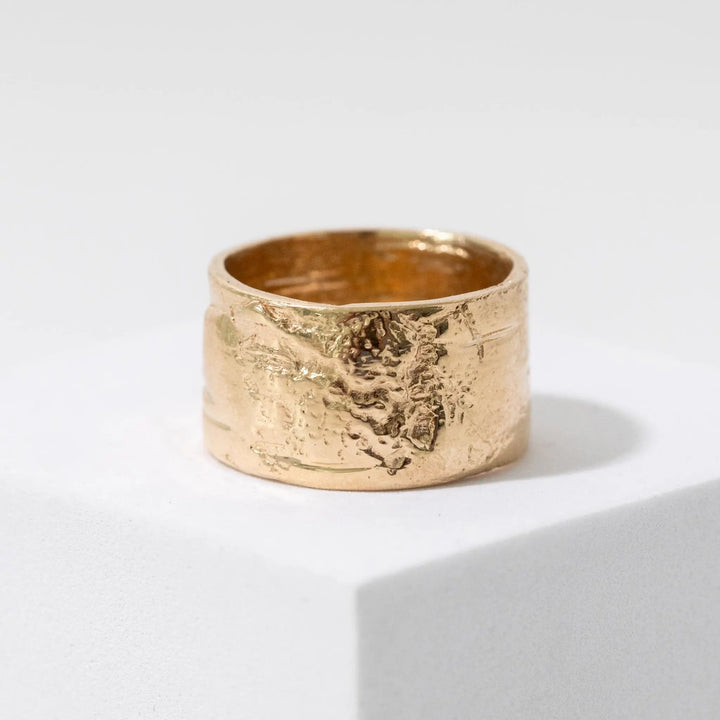 Birch Cigar Band Ring