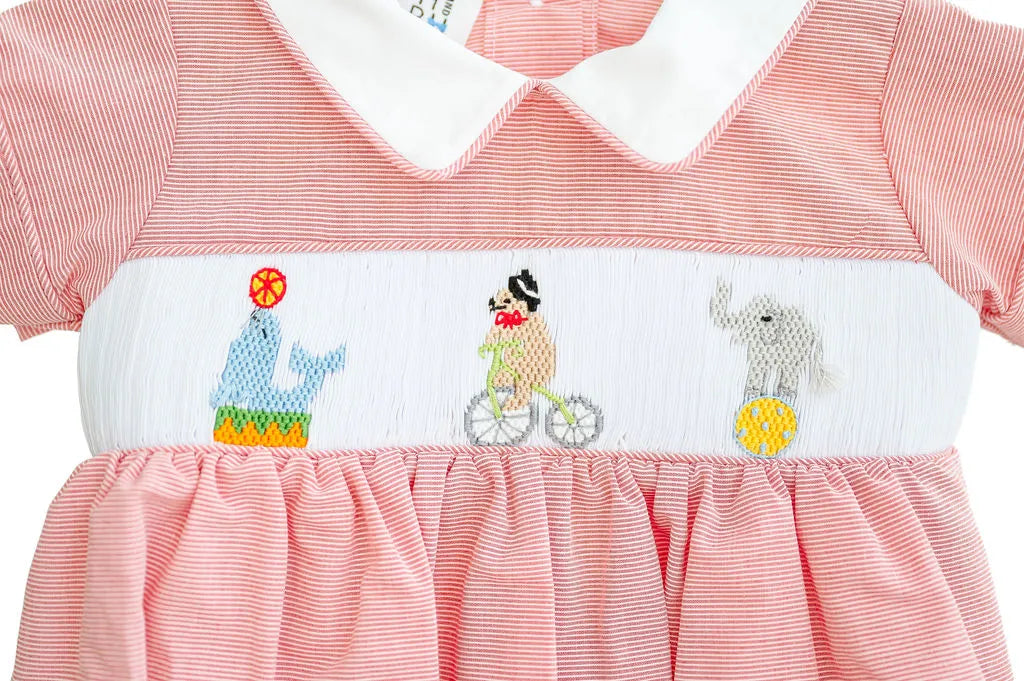 Circus Smocked Annabelle Bloomer Set